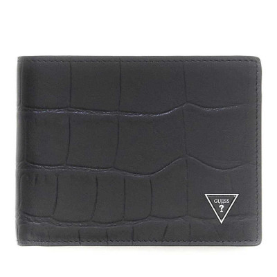 GUESS® ΠΟΡΤΟΦΟΛΙ ΑΝΔΡΙΚΟ TORINO BIFOLD M SMTOCRLEA20-BLA