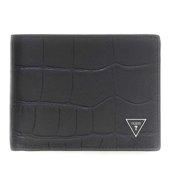 GUESS® ΠΟΡΤΟΦΟΛΙ ΑΝΔΡΙΚΟ TORINO BIFOLD M SMTOCRLEA20-BLA