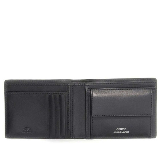 GUESS® ΠΟΡΤΟΦΟΛΙ ΑΝΔΡΙΚΟ TORINO BIFOLD M SMTOCRLEA20-BLA