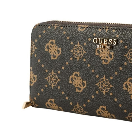 GUESS® ΠΟΡΤΟΦΟΛΙ ΓΥΝΑΙΚΕΙΟ CARRIE LOGO SLG LRG ZIP AROUND SWGP9898146-ESL