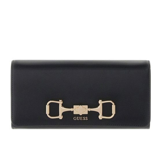 GUESS® ΠΟΡΤΟΦΟΛΙ ΓΥΝΑΙΚΕΙΟ JANIE SLG FLAP ORGANIZER SWVG9910155-BLA GUESS® ΠΟΡΤΟΦΟΛΙ ΓΥΝΑΙΚΕΙΟ JANIE SLG FLAP ORGANIZER SWVG9910155-BLA