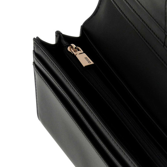 GUESS® ΠΟΡΤΟΦΟΛΙ ΓΥΝΑΙΚΕΙΟ JANIE SLG FLAP ORGANIZER SWVG9910155-BLA GUESS® ΠΟΡΤΟΦΟΛΙ ΓΥΝΑΙΚΕΙΟ JANIE SLG FLAP ORGANIZER SWVG9910155-BLA