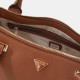 GUESS® ΤΣΑΝΤΑ ΓΥΝΑΙΚΕΙΑ EVIE TRIPLE COMP SATCHEL HWBG9664060-COG