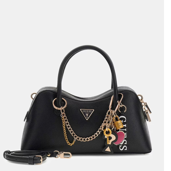 GUESS® ΤΣΑΝΤΑ ΓΥΝΑΙΚΕΙΑ DAVINA SATCHEL HWBG9899060-BLA
