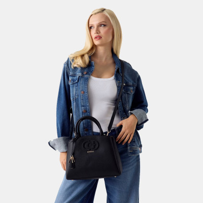 GUESS® ΤΣΑΝΤΑ ΓΥΝΑΙΚΕΙΑ ISOLA 3 COMP SATCHEL HWBG9905060-BLA
