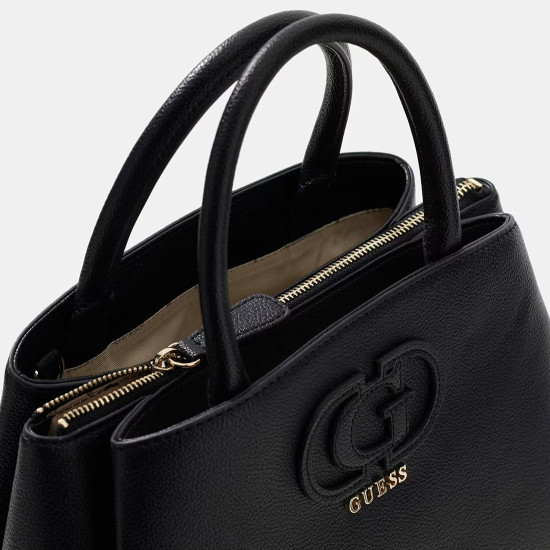 GUESS® ΤΣΑΝΤΑ ΓΥΝΑΙΚΕΙΑ ISOLA 3 COMP SATCHEL HWBG9905060-BLA
