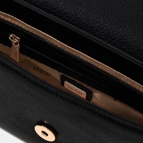 GUESS® ΤΣΑΝΤΑ ΓΥΝΑΙΚΕΙΑ ISOLA CONVERTIBLE XBODY FLAP HWBG9905210-BLA
