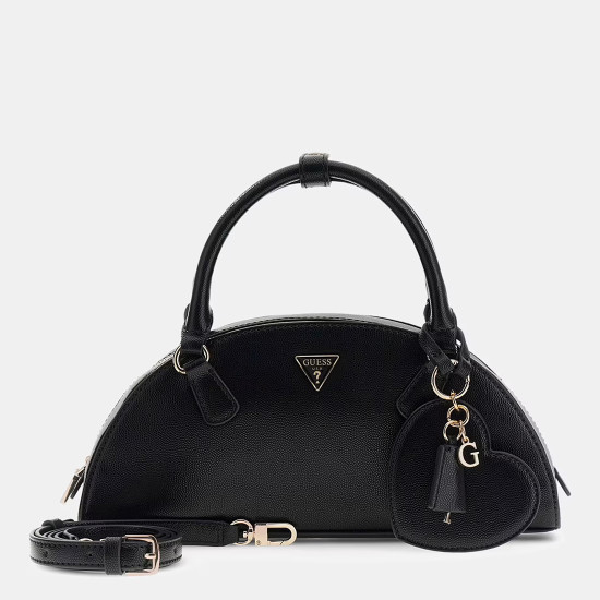 GUESS® ΤΣΑΝΤΑ ΓΥΝΑΙΚΕΙΑ ISOBEL DOME SATCHEL HWBG9932050-BLA