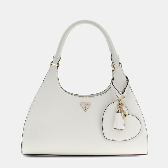 GUESS® ΤΣΑΝΤΑ ΓΥΝΑΙΚΕΙΑ ISOBEL SML GIRLFRIEND CARRYALL HWBG9932060-WHI