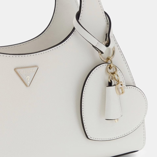 GUESS® ΤΣΑΝΤΑ ΓΥΝΑΙΚΕΙΑ ISOBEL SML GIRLFRIEND CARRYALL HWBG9932060-WHI