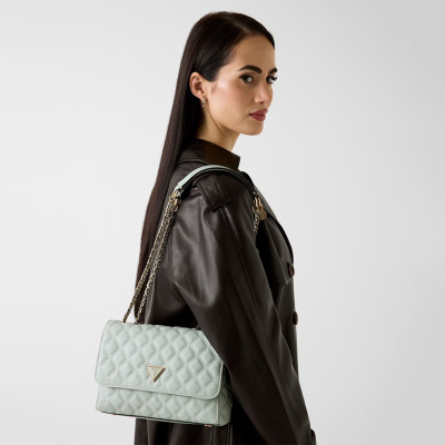 GUESS® ΤΣΑΝΤΑ ΓΥΝΑΙΚΕΙΑ GIULLY II 2 COMP CNVRTBLE FLAP HWBQ9673200-LIS