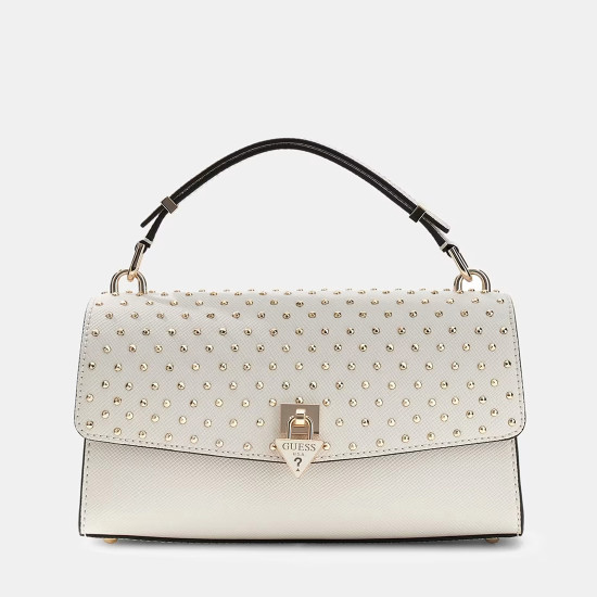 GUESS® ΤΣΑΝΤΑ ΓΥΝΑΙΚΕΙΑ PATSIE TOP HANDLE FLAP HWZE9919200-OFF GUESS® ΤΣΑΝΤΑ ΓΥΝΑΙΚΕΙΑ PATSIE TOP HANDLE FLAP HWZE9919200-OFF