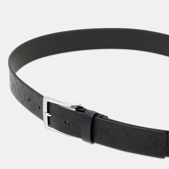 GUESS® ΖΩΝΗ ΑΝΔΡΙΚΗ BOSTON NOT ADJ BELT H35 BM7851P5435-BLA-medium