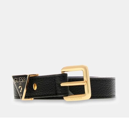 GUESS® ΖΩΝΗ ΓΥΝΑΙΚΕΙΑ GIULLY II NOT ADJ&NOT REV H20 BW9323P6120-BLA