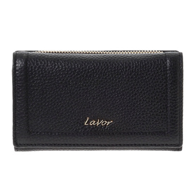 LaVor® Πορτοφόλι Γυναικείο Δερμάτινο μαύρο με Προστασία RFID 6156-black