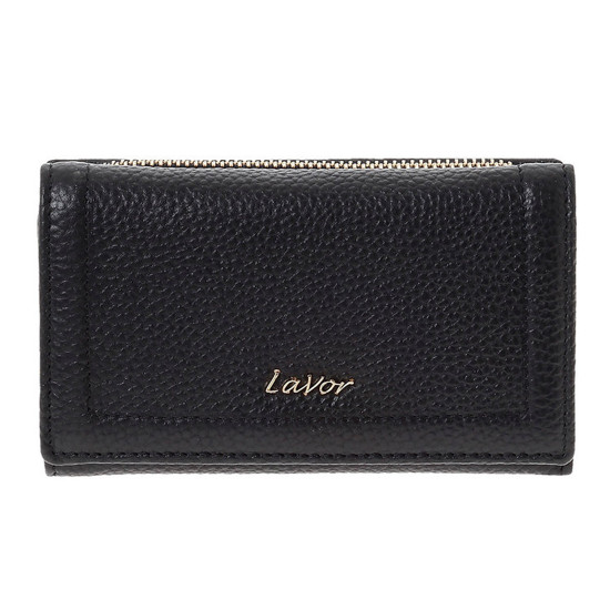 LaVor® Πορτοφόλι Γυναικείο Δερμάτινο μαύρο με Προστασία RFID 6156-black
