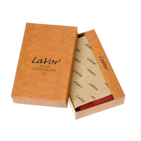 LaVor® Πορτοφόλι Γυναικείο Δερμάτινο ταμπά με Προστασία RFID 6161-taba