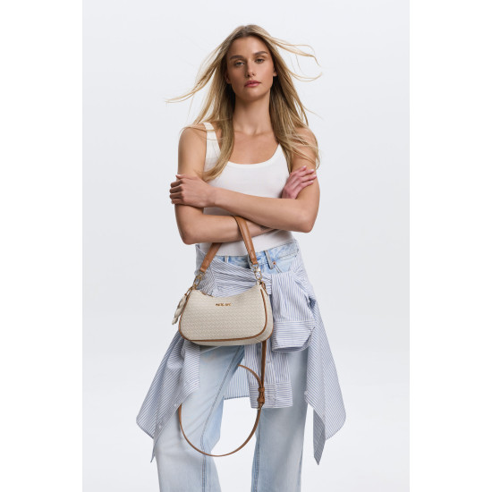 NOLAH® ΓΥΝΑΙΚΕΙΑ ΤΣΑΝΤΑ COELIA WHITE BROWN