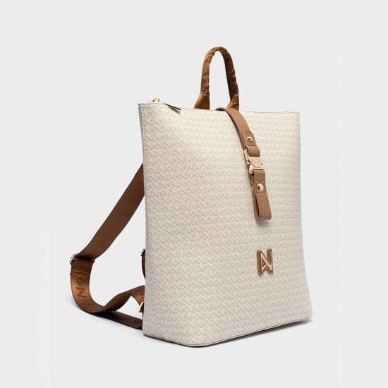 NOLAH® ΓΥΝΑΙΚΕΙΑ ΤΣΑΝΤΑ EMIL WHITE BROWN