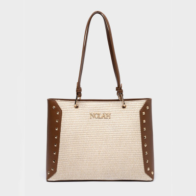NOLAH® ΓΥΝΑΙΚΕΙΑ ΤΣΑΝΤΑ IPANEMA CREAM DARK BROWN