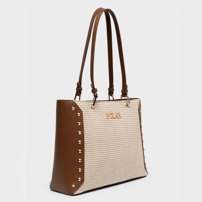NOLAH® ΓΥΝΑΙΚΕΙΑ ΤΣΑΝΤΑ IPANEMA CREAM DARK BROWN