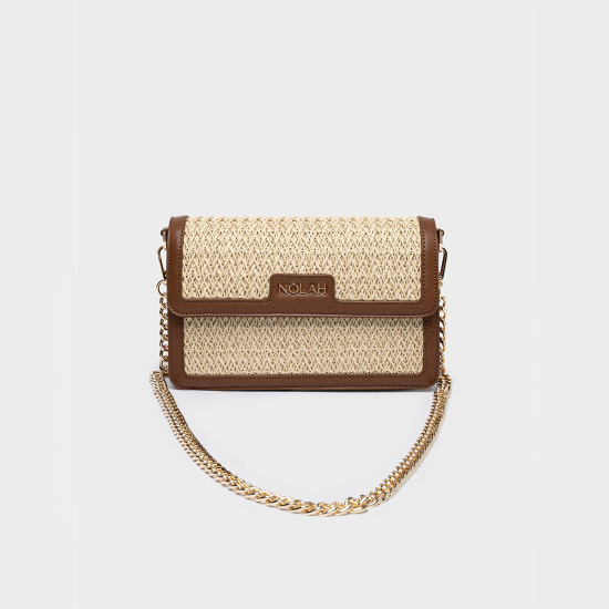 NOLAH® ΓΥΝΑΙΚΕΙΑ ΤΣΑΝΤΑ MAYA BEIGE DARK BROWN