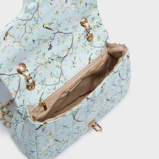 NOLAH® ΓΥΝΑΙΚΕΙΑ ΤΣΑΝΤΑ NOSTALGIA BLUE FLORAL NOLAH® ΓΥΝΑΙΚΕΙΑ ΤΣΑΝΤΑ NOSTALGIA BLUE FLORAL