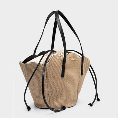NOLAH® ΓΥΝΑΙΚΕΙΑ ΤΣΑΝΤΑ BEACH OCEANNIA BEIGE BLACK