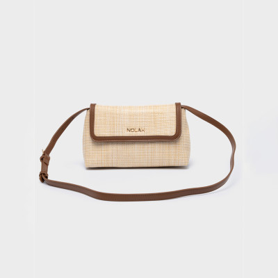 NOLAH® ΓΥΝΑΙΚΕΙΑ ΤΣΑΝΤΑ PLAYA BEIGE DARK BROWN