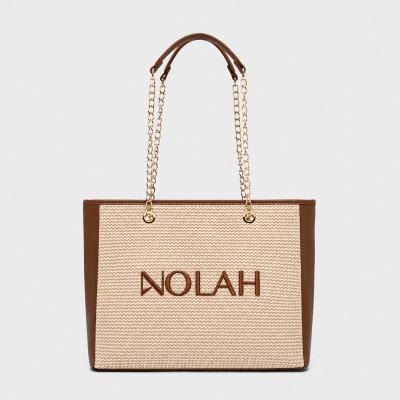 NOLAH® ΓΥΝΑΙΚΕΙΑ ΤΣΑΝΤΑ VENICE BEIGE BROWN