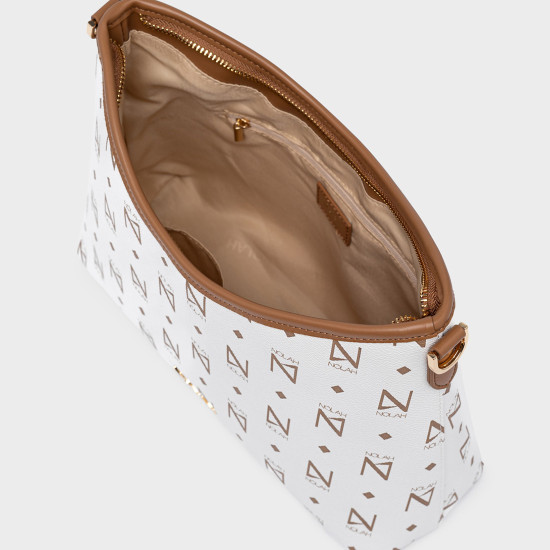 NOLAH® ΓΥΝΑΙΚΕΙΑ ΤΣΑΝΤΑ BETTINA WHITE BROWN
