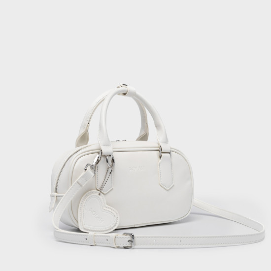 NOLAH® ΓΥΝΑΙΚΕΙΑ ΤΣΑΝΤΑ LOVEY WHITE SILVER