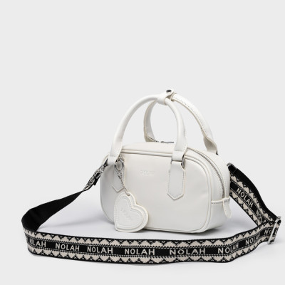 NOLAH® ΓΥΝΑΙΚΕΙΑ ΤΣΑΝΤΑ LOVEY WHITE SILVER