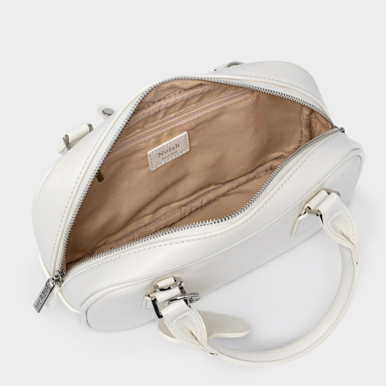 NOLAH® ΓΥΝΑΙΚΕΙΑ ΤΣΑΝΤΑ LOVEY WHITE SILVER