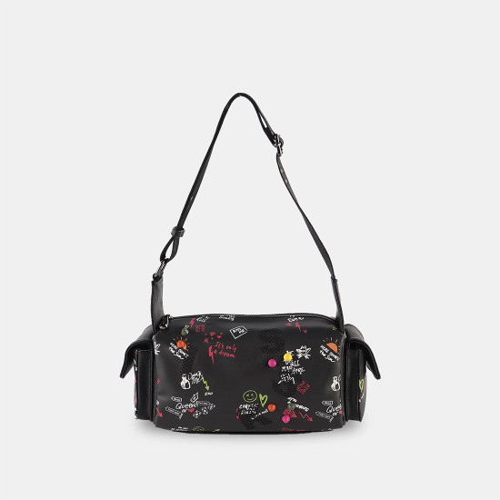 PEPE MOLL® ΓΥΝΑΙΚΕΙΑ ΤΣΑΝΤΑ SHIRLEY 261230-BLACK